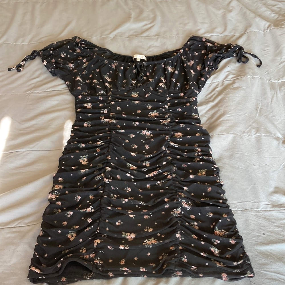 Black Floral Dress